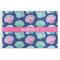 Preppy Sea Shells Disposable Paper Placemat - Front View