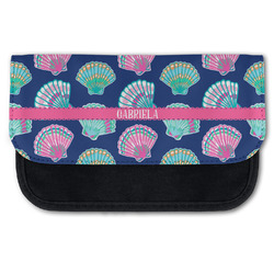 Preppy Sea Shells Canvas Pencil Case w/ Name or Text