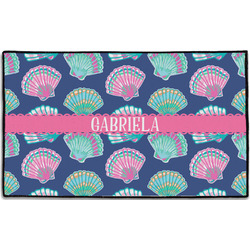 Preppy Sea Shells Door Mat - 60"x36" (Personalized)