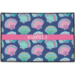 Preppy Sea Shells Door Mat - 36"x24" (Personalized)