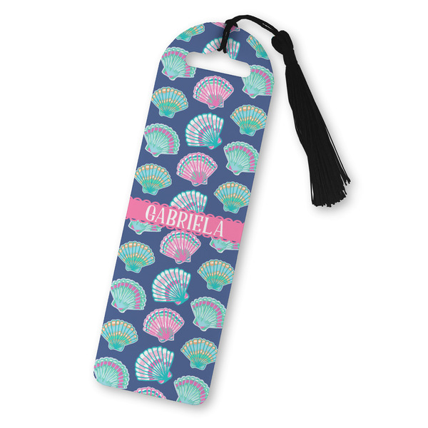 Custom Preppy Sea Shells Plastic Bookmark (Personalized)