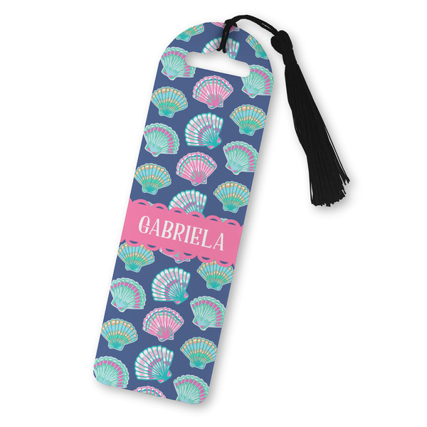 Custom Preppy Sea Shells Plastic Bookmark (Personalized)