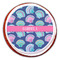 Preppy Sea Shells Printed Icing Circle - Large - On Cookie