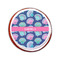 Preppy Sea Shells Printed Icing Circle - Small - On Cookie