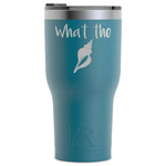 Preppy Sea Shells RTIC Tumbler - Dark Teal - Laser Engraved - Single-Sided (Personalized)