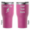 Preppy Sea Shells RTIC Tumbler - Magenta - Double Sided - Front & Back