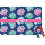 Preppy Sea Shells Rectangular Fridge Magnet (Personalized)