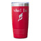 Preppy Sea Shells Red Polar Camel Tumbler - 20oz - Single Sided - Approval