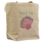Preppy Sea Shells Reusable Cotton Grocery Bag - Single (Personalized)