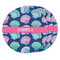 Preppy Sea Shells Round Fridge Magnet - THREE