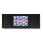 Preppy Sea Shells Rubber Bar Mat (Personalized)