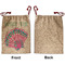 Preppy Sea Shells Santa Bag - Approval - Front