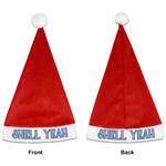 Preppy Sea Shells Santa Hat - Front & Back (Personalized)