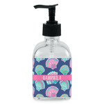 Preppy Sea Shells Glass Soap & Lotion Bottle - Single Bottle (Personalized)