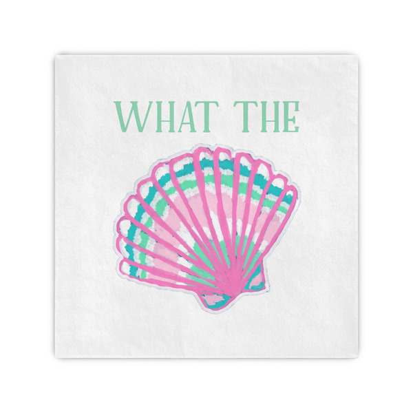 Custom Preppy Sea Shells Cocktail Napkins (Personalized)