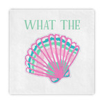 Preppy Sea Shells Decorative Paper Napkins (Personalized)