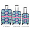 Preppy Sea Shells Suitcase Set 1 - APPROVAL