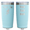 Preppy Sea Shells Teal Polar Camel Tumbler - 20oz -Double Sided - Approval