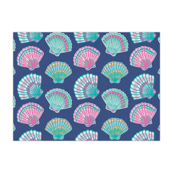 Custom Preppy Sea Shells Large Tissue Papers Sheets - Heavyweight