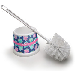 Preppy Sea Shells Toilet Brush (Personalized)