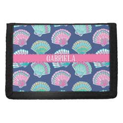 Preppy Sea Shells Trifold Wallet (Personalized)