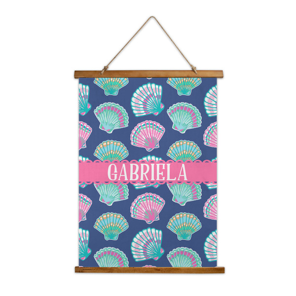 Custom Preppy Sea Shells Wall Hanging Tapestry (Personalized)