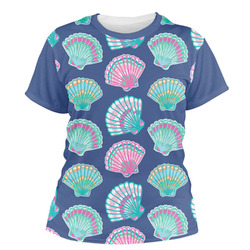 Preppy Sea Shells Women's Crew T-Shirt - X Small