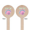 Preppy Sea Shells Wooden 7.5" Stir Stick - Round - Double Sided - Front & Back