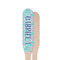 Preppy Sea Shells Wooden Food Pick - Paddle - Single Sided - Front & Back