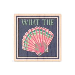 Preppy Sea Shells Genuine Maple or Cherry Wood Sticker (Personalized)