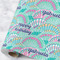 Preppy Sea Shells Wrapping Paper Roll - Matte - Large - Main