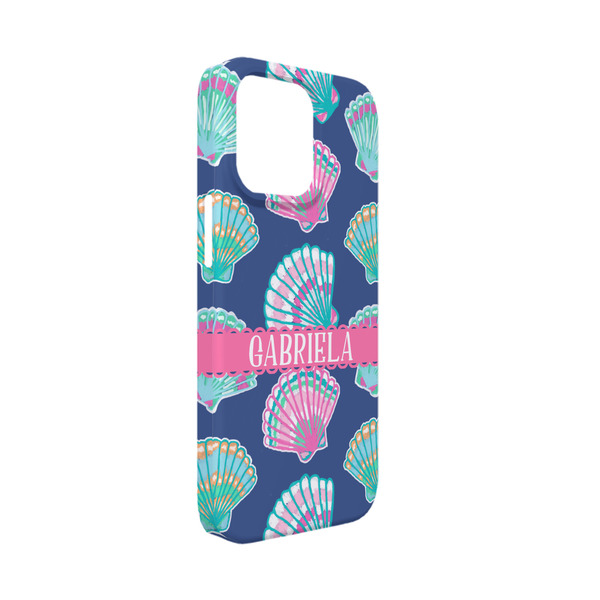 Custom Preppy Sea Shells iPhone Case - Plastic - iPhone 13 Mini (Personalized)