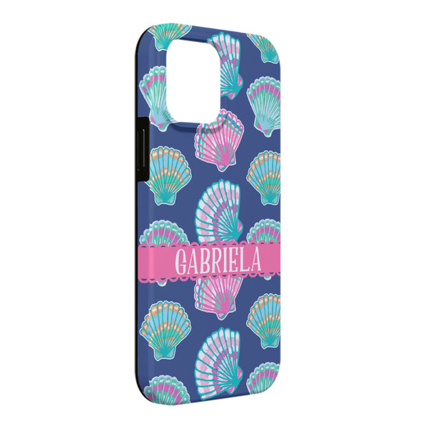 Custom Preppy Sea Shells iPhone Case - Rubber Lined - iPhone 13 Pro Max (Personalized)