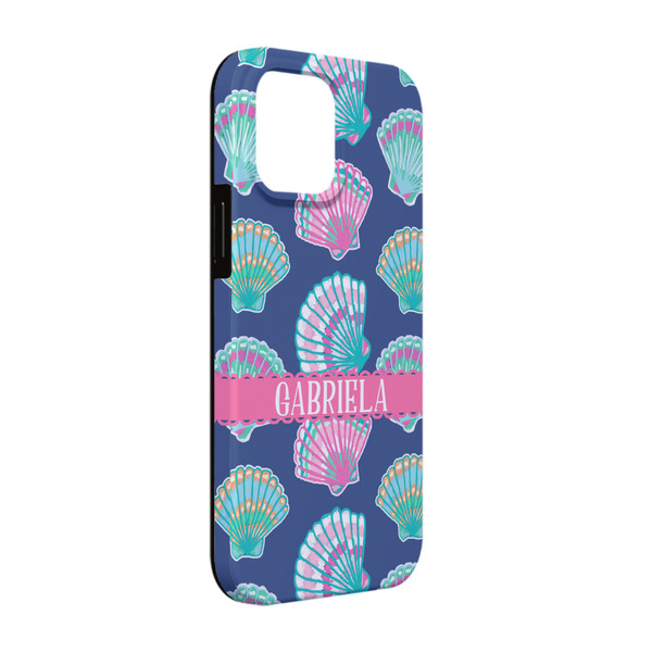 Custom Preppy Sea Shells iPhone Case - Rubber Lined - iPhone 13 Pro (Personalized)