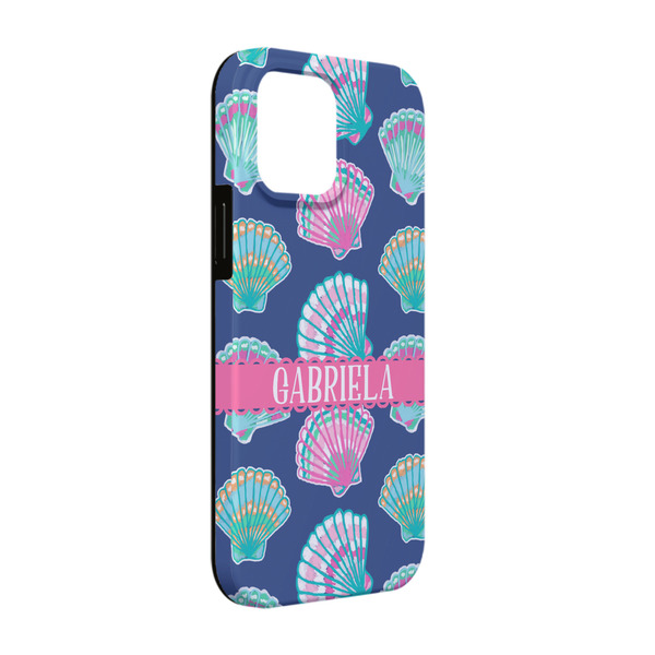 Custom Preppy Sea Shells iPhone Case - Rubber Lined - iPhone 13 (Personalized)