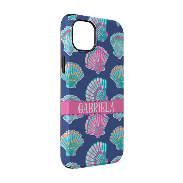 Custom Preppy Sea Shells iPhone Case - Rubber Lined - iPhone 14 (Personalized)