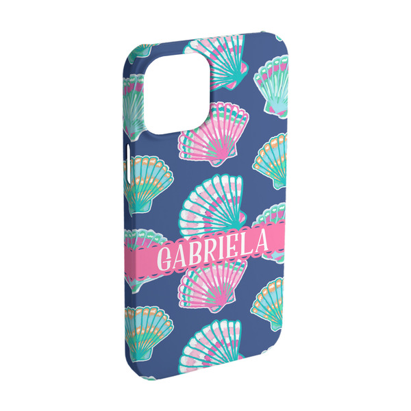 Custom Preppy Sea Shells iPhone Case - Plastic - iPhone 15 (Personalized)