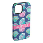 Preppy Sea Shells iPhone Case - Rubber Lined (Personalized)