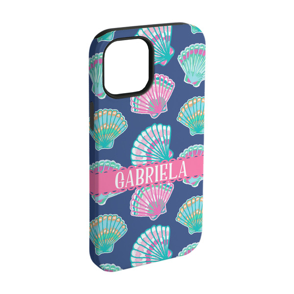 Custom Preppy Sea Shells iPhone Case - Rubber Lined - iPhone 15 (Personalized)