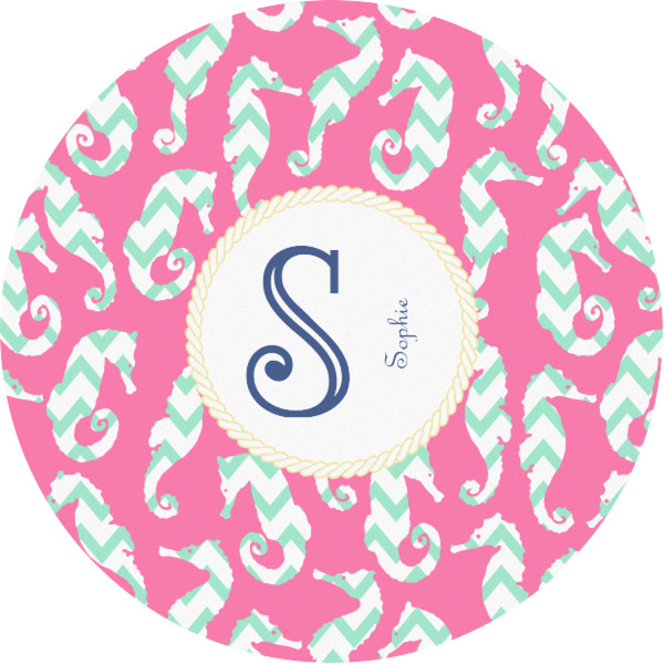 Custom Sea Horses Multipurpose Round Labels - 1" (Personalized)