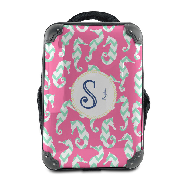 Custom Sea Horses 15" Hard Shell Backpack (Personalized)