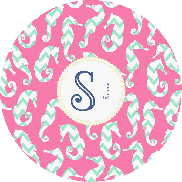 Custom Sea Horses Multipurpose Round Labels - 2" (Personalized)