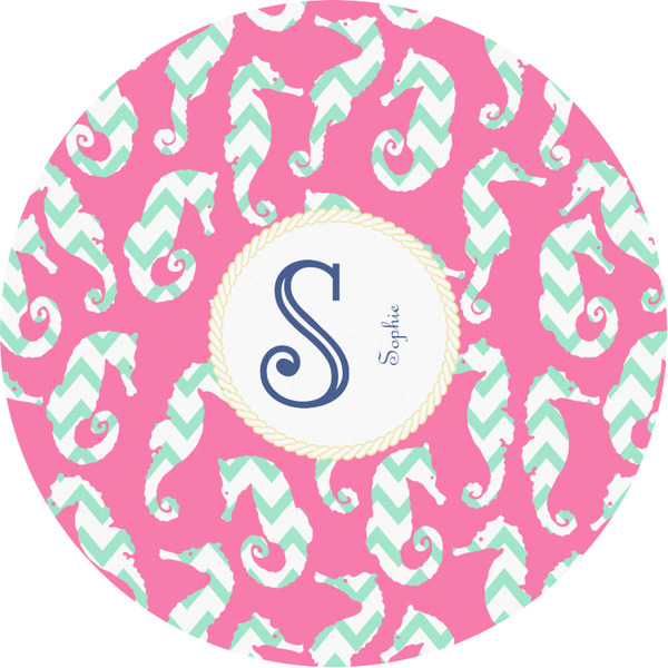 Custom Sea Horses Multipurpose Round Labels - 3" (Personalized)