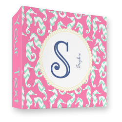 Sea Horses 3 Ring Binder - Full Wrap - 3" (Personalized)