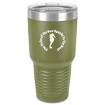 Sea Horses 30 oz Stainless Steel Tumbler - Olive - Single-Sided (Personalized)