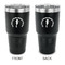 Sea Horses 30 oz Stainless Steel Ringneck Tumblers - Black - Double Sided - APPROVAL