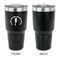 Sea Horses 30 oz Stainless Steel Ringneck Tumblers - Black - Single Sided - APPROVAL