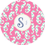 Sea Horses Multipurpose Round Labels - 5" (Personalized)