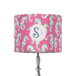 Sea Horses 8" Drum Lamp Shade - Fabric (Personalized)