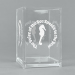 Sea Horses Acrylic Pen Holder (Personalized)